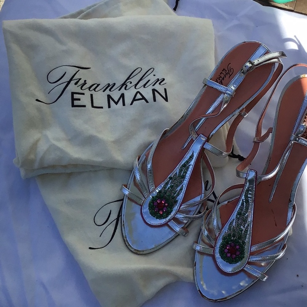 Franklin Elman Beaded heels